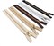 YKK Sale 7" Brass Pants Zipper YKK#4.5 Assortment Color Black, Brown, Lite Beige, Beige, Lite Grey (5 Zippers/Pack)